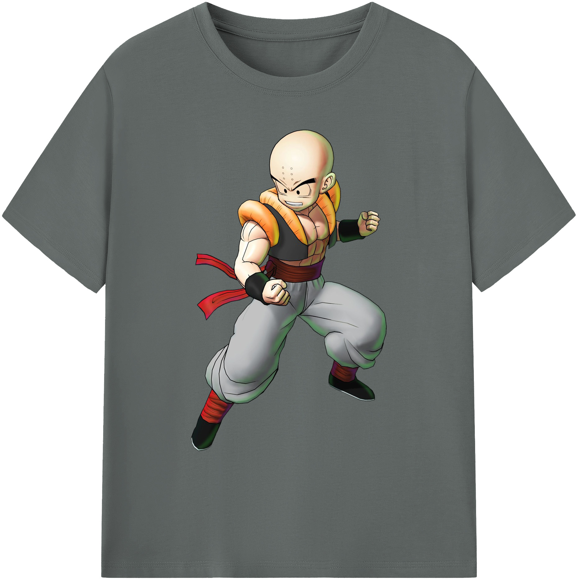 ドラゴンボール クリリン DRAGON BALL krillin 綿100％ メンズ半袖Tシャツ｜肌触りやわらか＆通気性